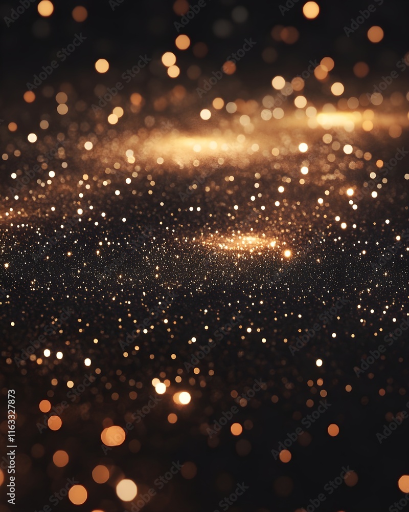 Fototapeta premium Golden Glitter Background