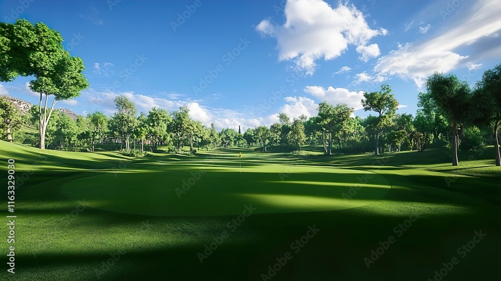Majestic Golf Course: A Scenic Landscape Majestic Golf Course: A Scenic Landscape