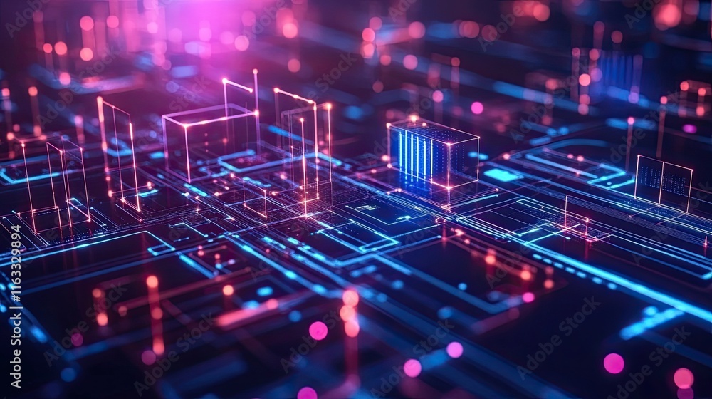 Industry 4.0 technology for automating manufacturing. Industry 4.0 technology for automating manufacturing.