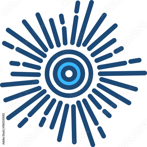 Firecracker Burst Blue Icon