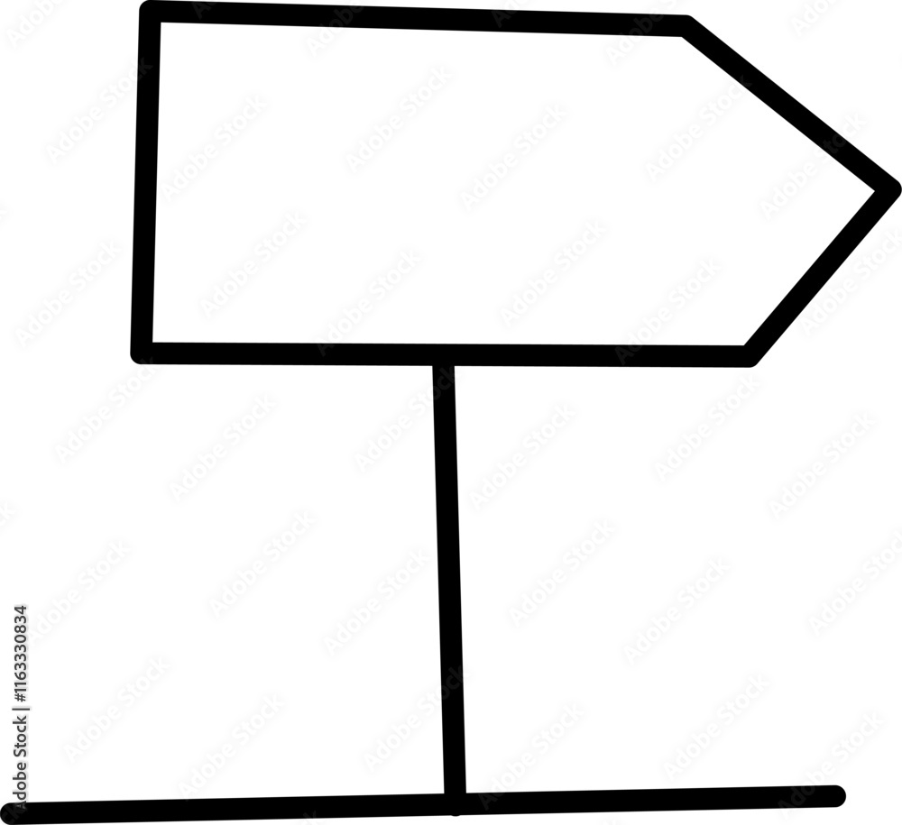Fototapeta premium Arrow icon set. direction icon set. go straight, this way, one way, only U turn, left and right black arrow sign. direction icon set