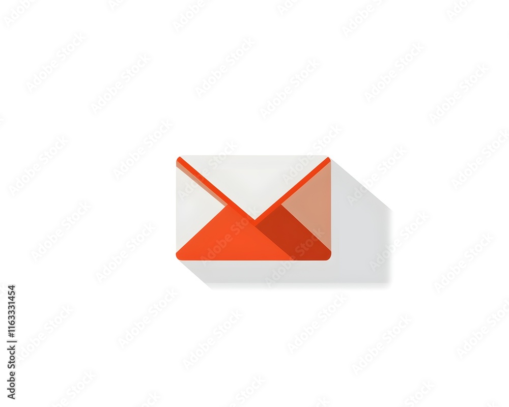 Orange Envelope Icon Orange Envelope Icon