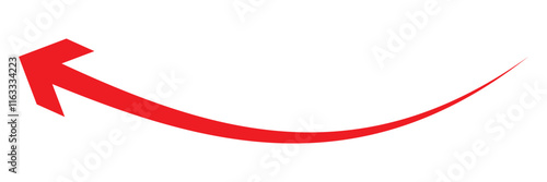 Curve  arrow icon on white background. flat style. arrow icon for your web site design, logo, app, UI. arrow indicated the direction symbol. curved arrow sign.