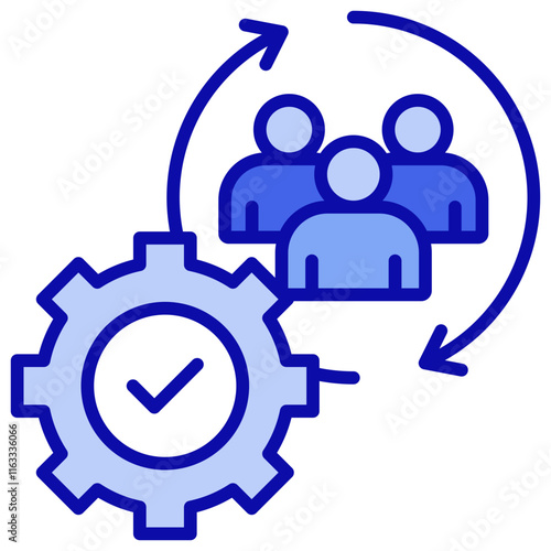 Resource Blue Color Icon