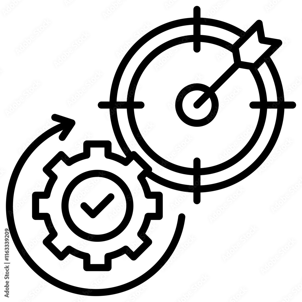 Effectiveness Outline Icon Effectiveness Outline Icon