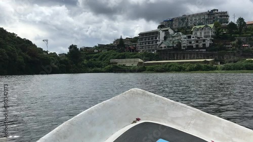 Lake Adventures - Inside the Turning Boat. photo