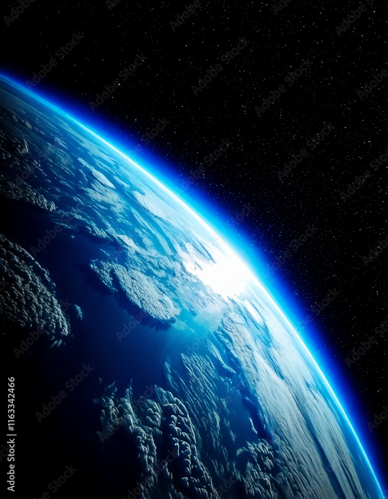 Obraz premium 宇宙 地球 earth Generative AI 