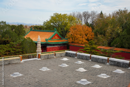 Obraz na płótnie Xumi Lingjing Site, Summer Palace, Beijing. w salonie