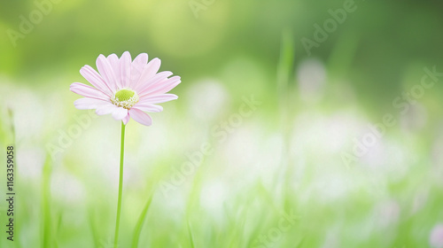 Solitary Bloom: A delicate ...