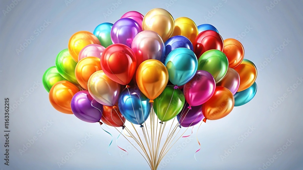 Seamless Balloon Pattern for Festive Backgrounds Seamless Balloon Pattern for Festive Backgrounds