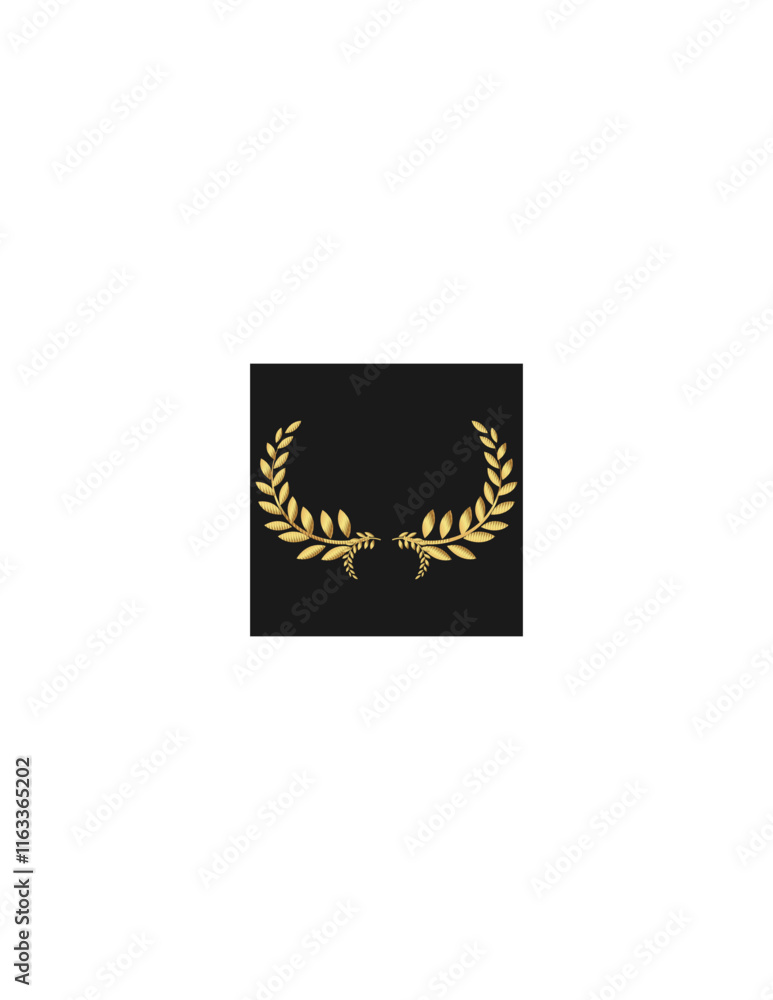 Shield with Wreath, Scroll, and Crown - Ornamental Gradient Design for Heraldic and Decorative Use Shield with Wreath, Scroll, and Crown - Ornamental Gradient Design for Heraldic and Decorative Use