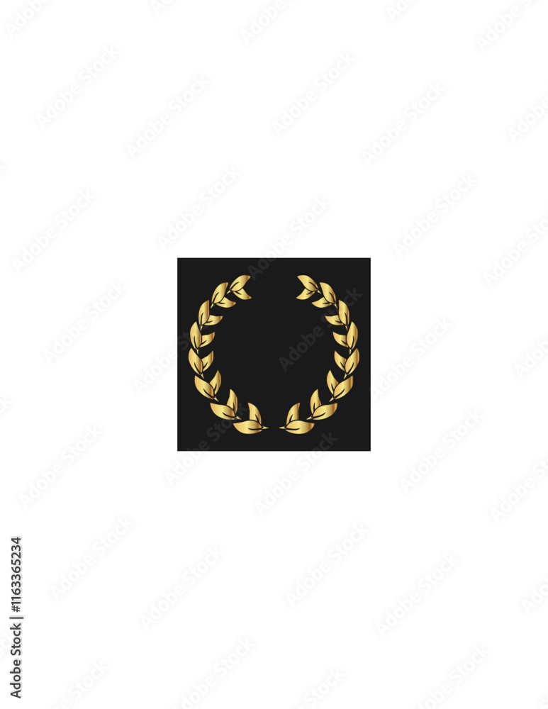Shield with Wreath, Scroll, and Crown - Ornamental Gradient Design for Heraldic and Decorative Use Shield with Wreath, Scroll, and Crown - Ornamental Gradient Design for Heraldic and Decorative Use