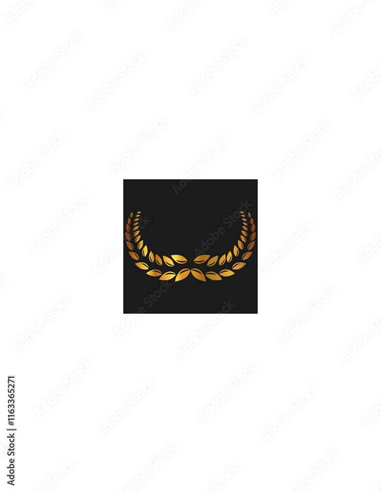 Shield with Wreath, Scroll, and Crown - Ornamental Gradient Design for Heraldic and Decorative Use Shield with Wreath, Scroll, and Crown - Ornamental Gradient Design for Heraldic and Decorative Use