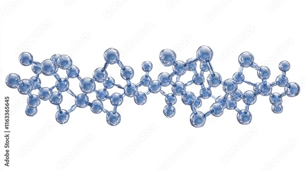 A molecular structure illustration, depicting interconnected atoms in a scientific context. A molecular structure illustration, depicting interconnected atoms in a scientific context.