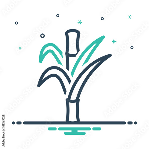Mix icon for sugar cane