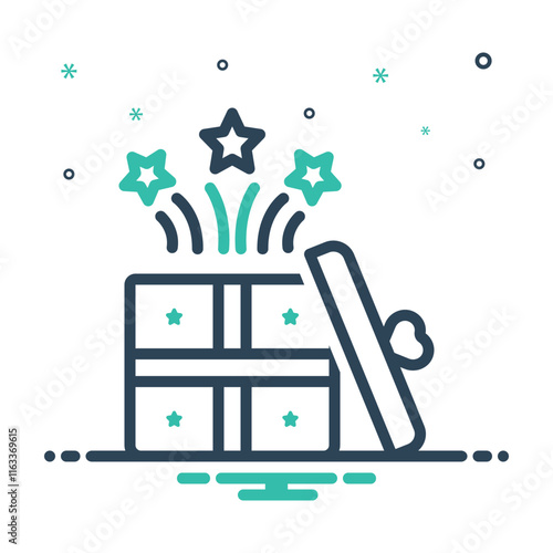 Mix icon for gift