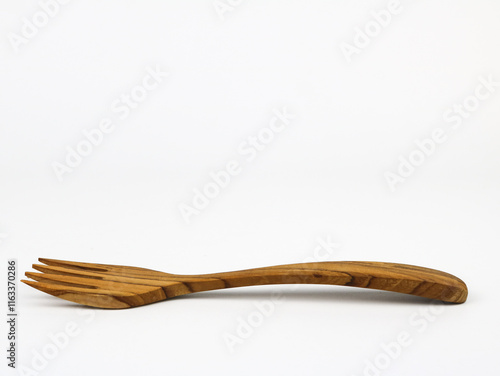 Close up of wooden kitchen utensils