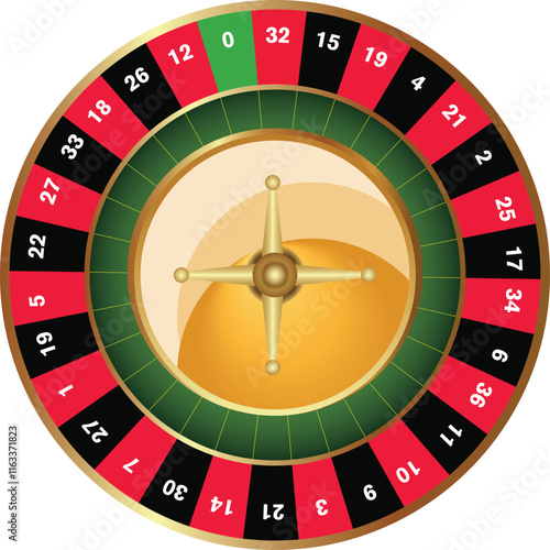 Fortune game spin wheel  Vector illustration