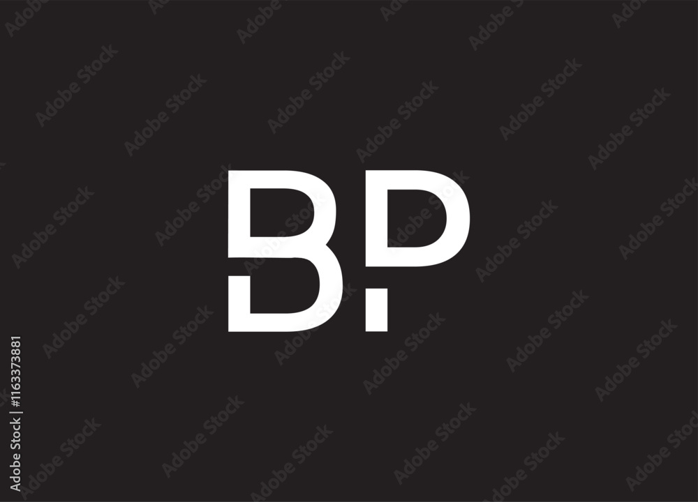 BP letter logo and initial logo design BP letter logo and initial logo design