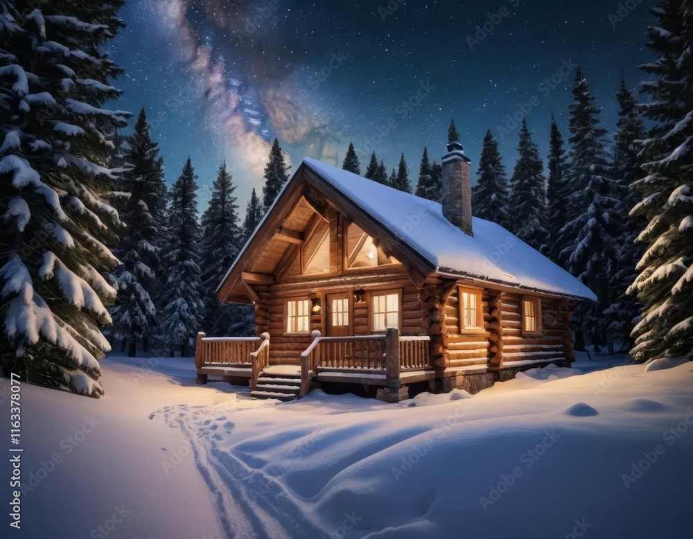 Fototapeta premium house in the snow