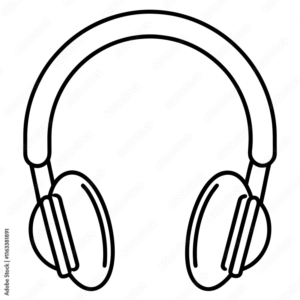 headphones isolated on white background headphones isolated on white background