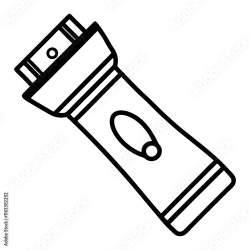  electric shaver  bank line art vector illustration