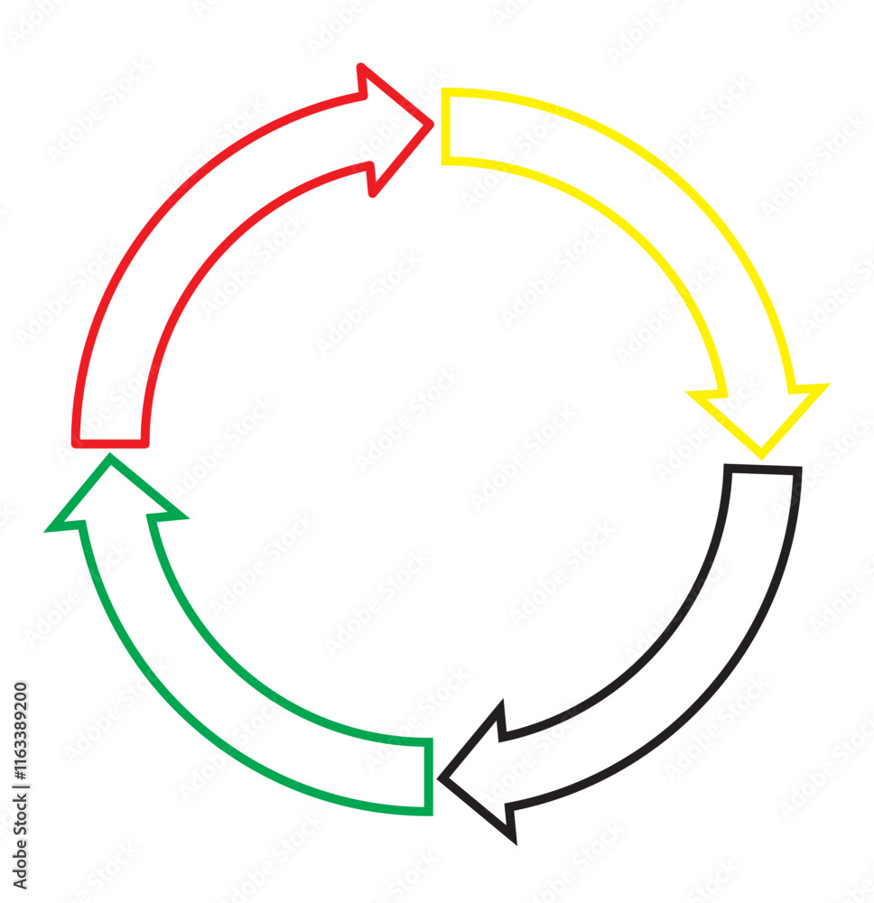 Rotating Arrows Set. Refresh, Reload, Recycle Sign. Vector illustration. Rotating Arrows Set. Refresh, Reload, Recycle Sign. Vector illustration.