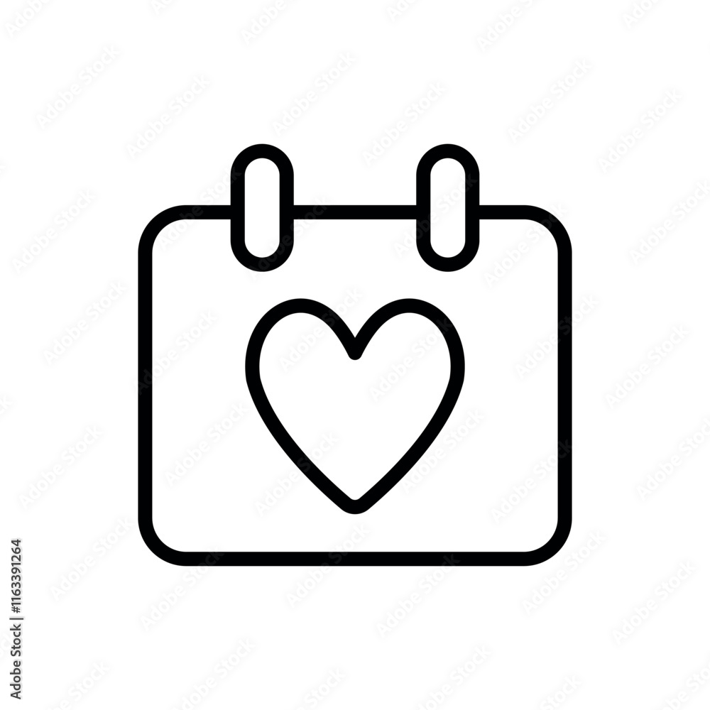 Advent calendar valentine day icon vector basic design simple and modern Advent calendar valentine day icon vector basic design simple and modern