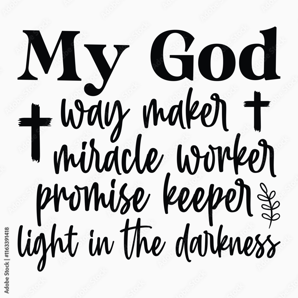 My god way maker miracle worker promise keeper light in the darkness svg retro t shirt design vector sublimation My god way maker miracle worker promise keeper light in the darkness svg retro t shirt design vector sublimation