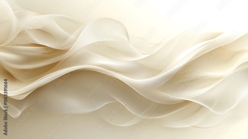 Elegant Beige Abstract Wave Design Background Elegant Beige Abstract Wave Design Background