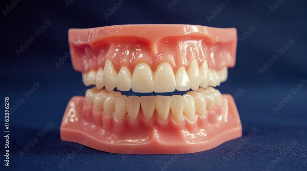 Obraz premium Detailed Dental Model: Anatomy of Human Teeth