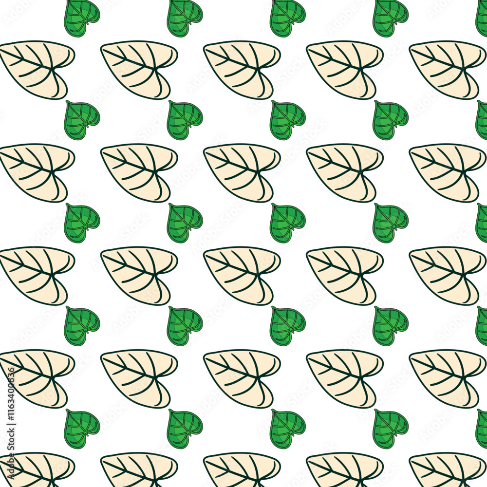 Abstract Leaf Pattern Design Abstract Leaf Pattern Design