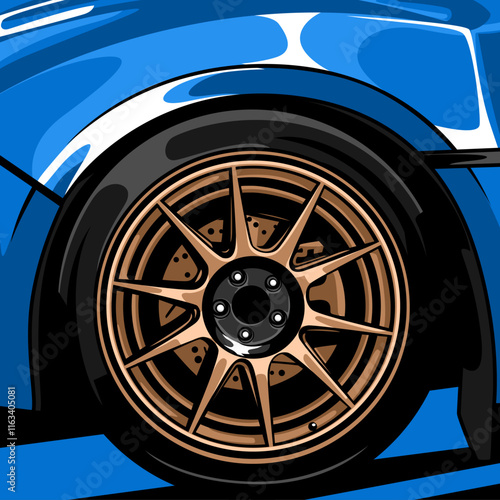 racing car rim vector illustration design