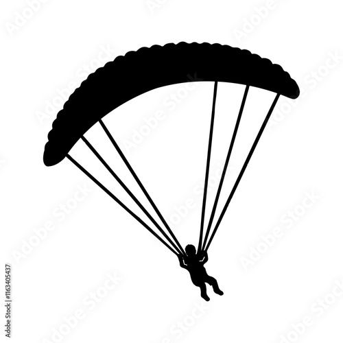 parachute silhouette