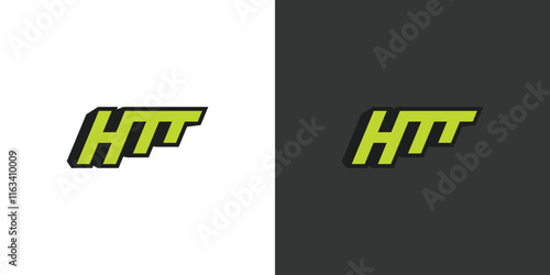 Vector Letter HTT Logo Design