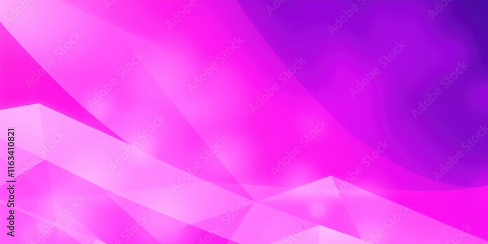 Fototapeta premium Abstract Pink and Purple Geometric Background Design with Gradient and Overlapping Shapes