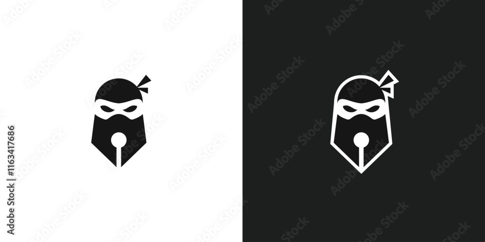 Ninja Graphic for Creative Agency Logo Design Ninja Graphic for Creative Agency Logo Design