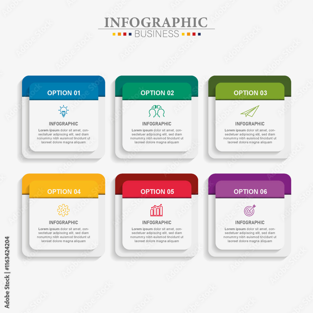 Vector infographic template icons and elements Vector infographic template icons and elements