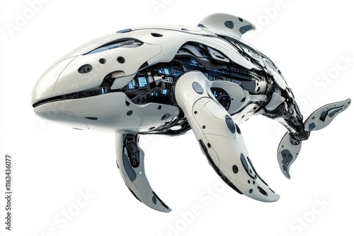Futuristic Robotic Orca Whale Design Concept