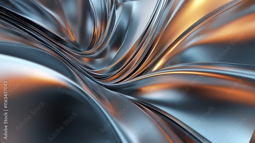 Fototapeta premium Abstract and Dynamic Shape Pattern