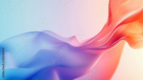 Abstract Liquid Dance Summer Music Gradient Design