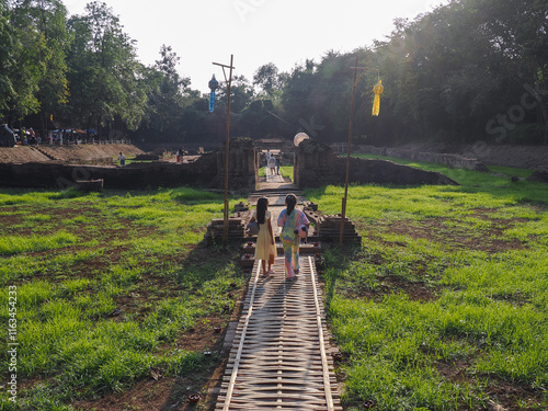 Wiang Kum Kam, the ancient city, which lost more than 700 years, Chiangmai, Thailand photo