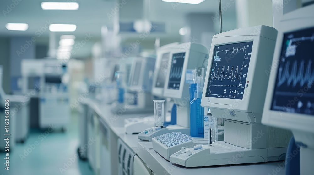 Advanced Medical Equipment in a Laboratory Setting Advanced Medical Equipment in a Laboratory Setting