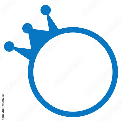 Circle and Crown Shape