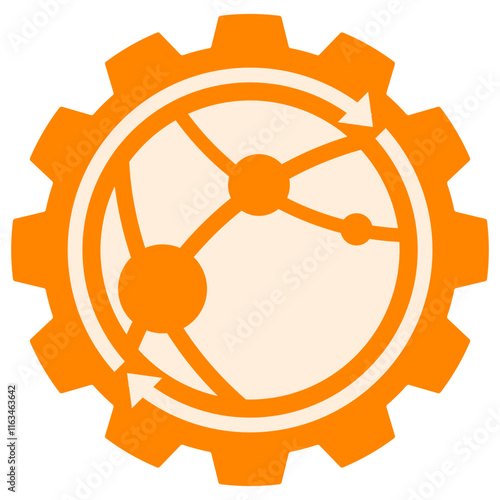 Network Processing Icon