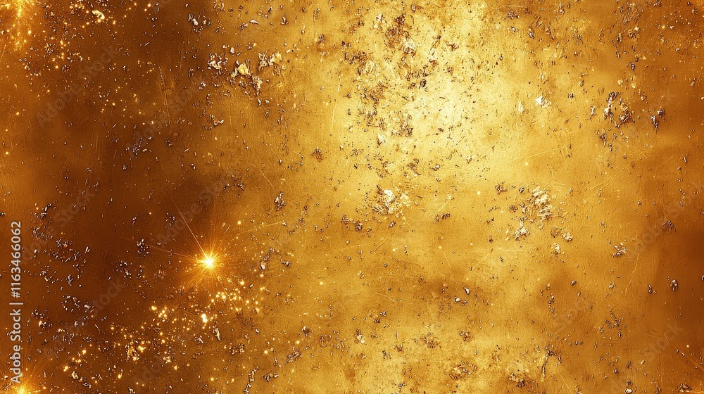 Sparkling golden texture with glittering particles and bright specks Sparkling golden texture with glittering particles and bright specks