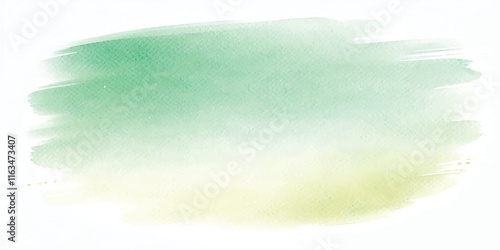 Soft Abstract Watercolor Background with Green and Peach Tones