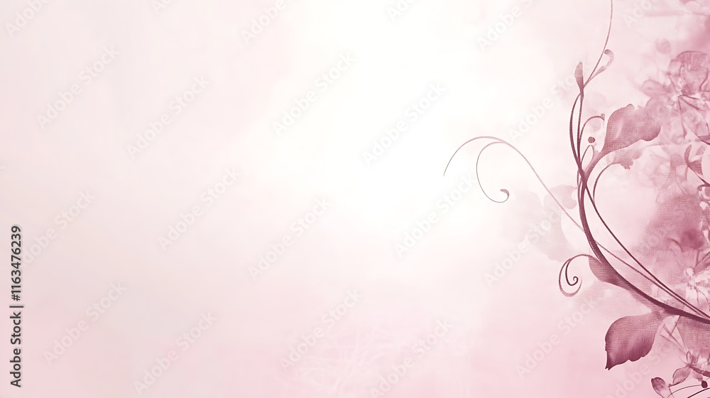 Delicate Pink Floral Design Background Image Delicate Pink Floral Design Background Image