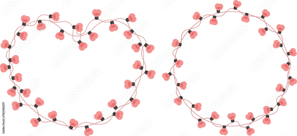 love lamp frame valentine's day concept love lamp frame valentine's day concept