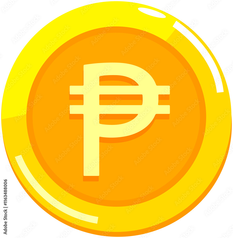 Fototapeta premium ₱，Philippine Peso icon